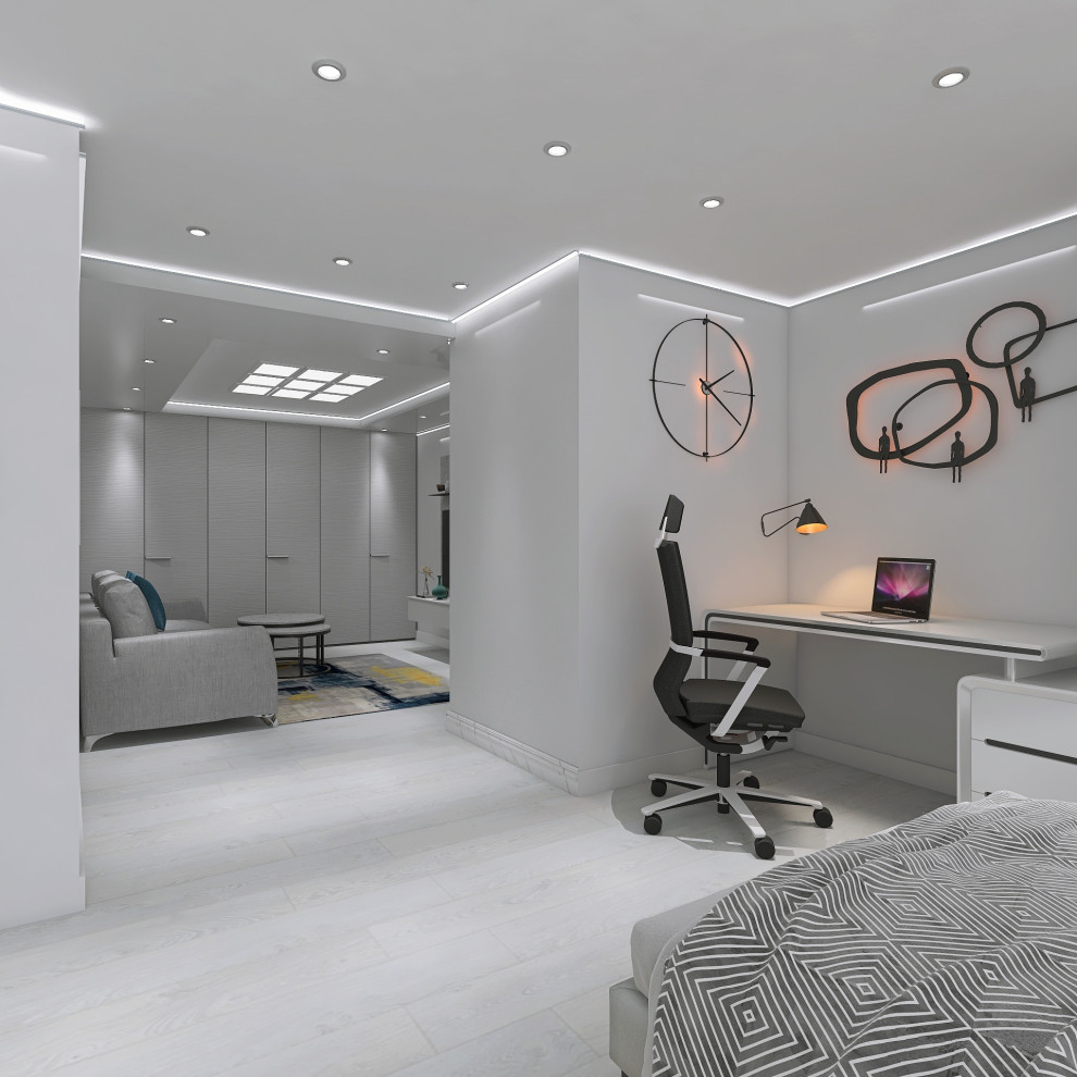 Обложка проекта: 2-х уровневая квартира в Москве на ул.Вавилова 97