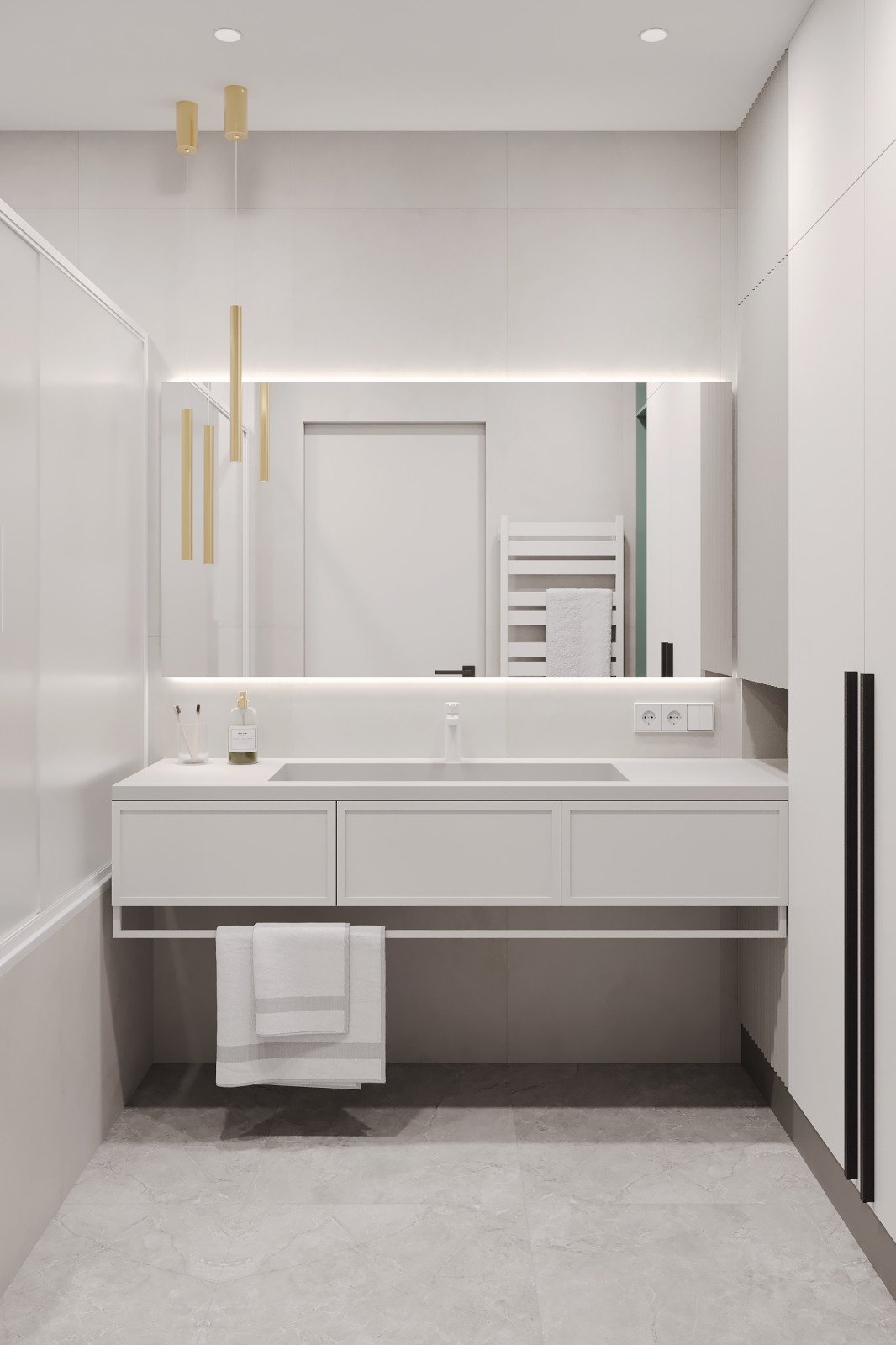 Белый интерьер