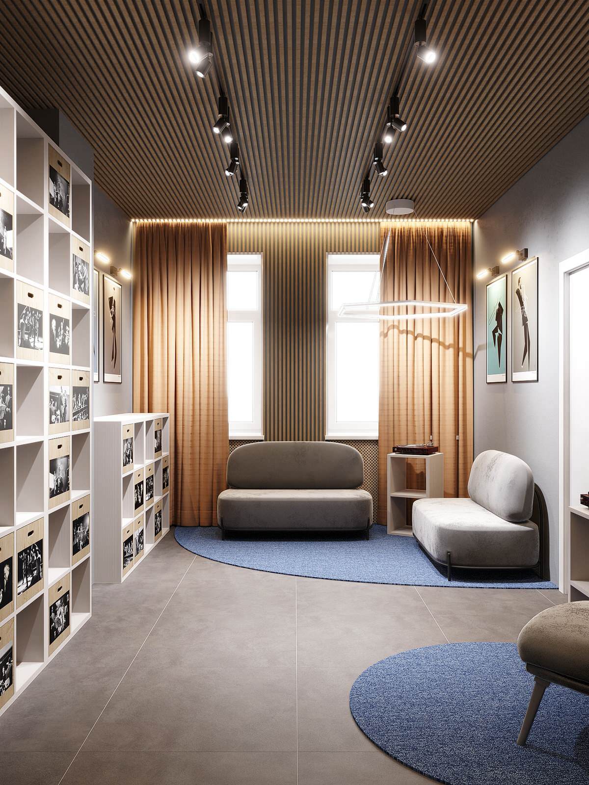 Дизайн интерьера и 3D визуализация библиотеки г.Архангельск