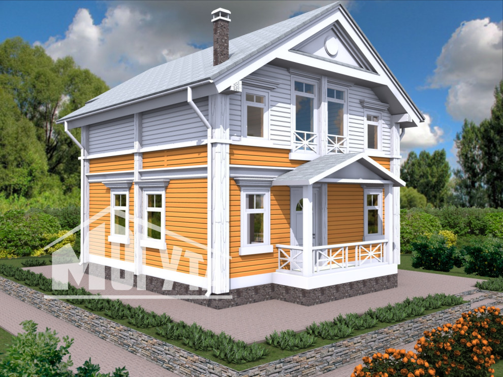 Дом из клееного бруса Болдино-130