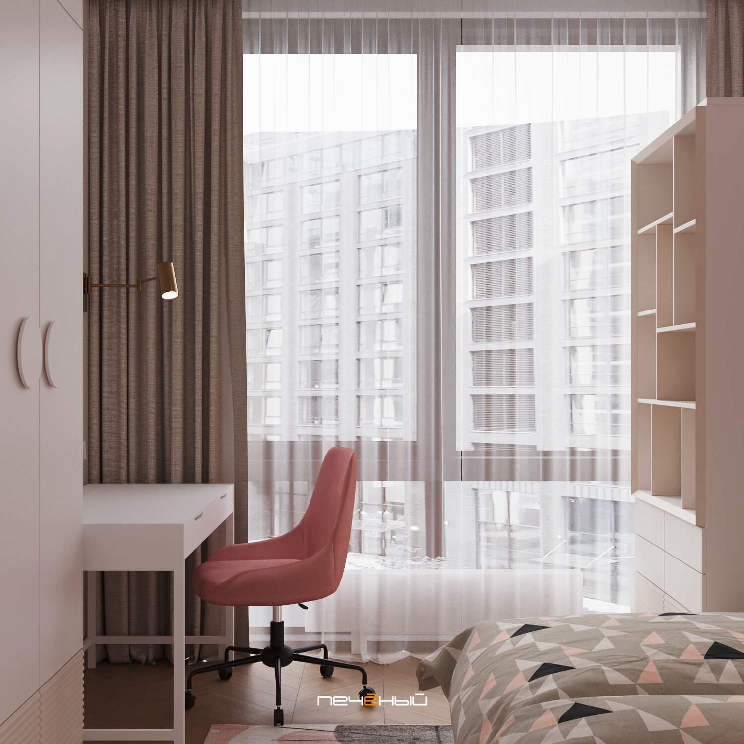 2024 Дизайн 3-комн. квартиры в стиле неоклассика, 74 м², Москва, ЖК ILove