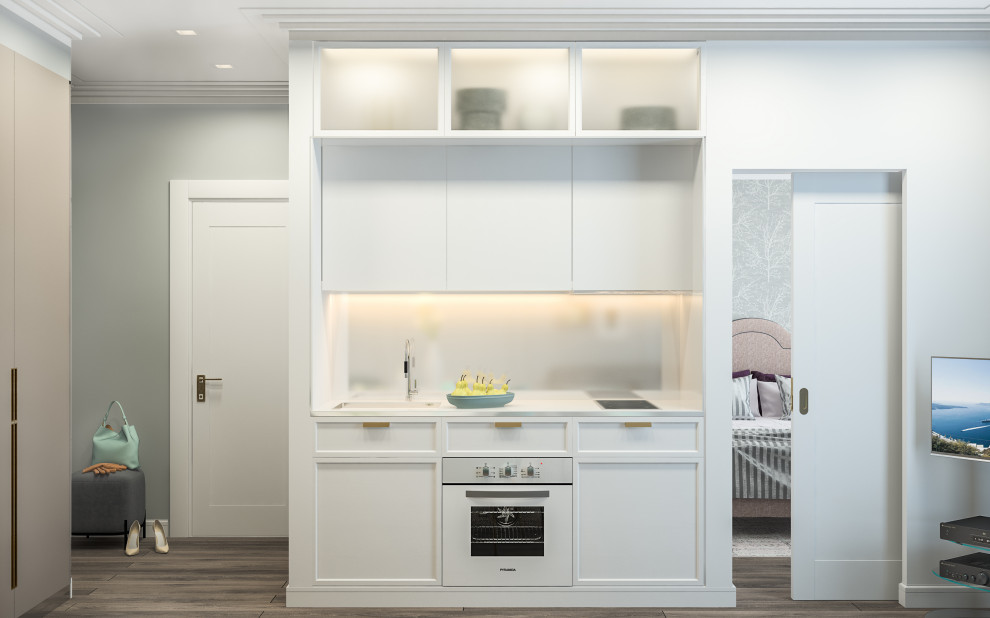 Дизайн - проект однокомнатной квартиры 38 кв.м. г. Москва