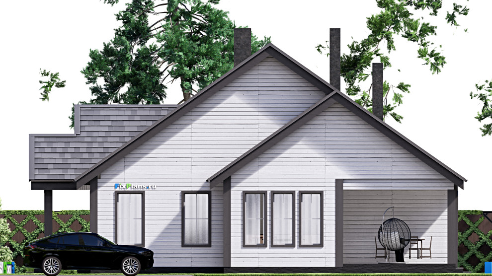 Проект одноэтажного дома 16х13м S145м2 F-16424