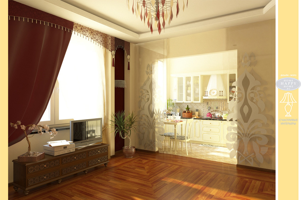 Обложка проекта: Квартира на Астрадамском проезде Колониальный стиль