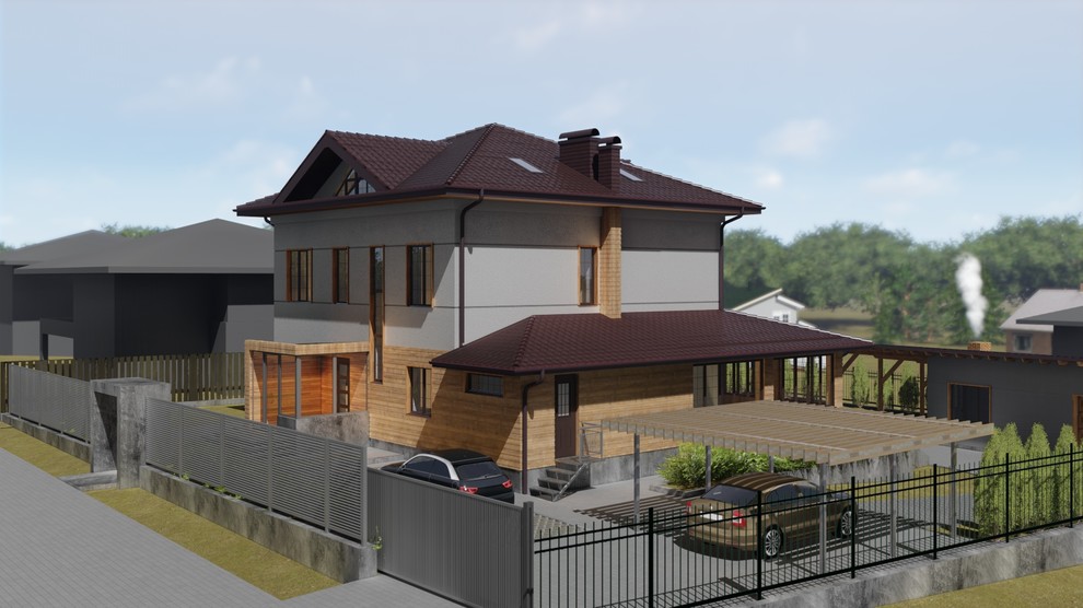 Полный проект частного дома в пос. Новый, Калининградская обл.