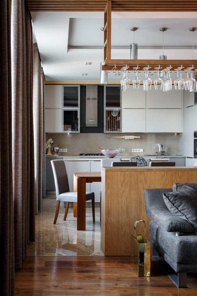 Трехкомнатная квартира в эко стиле 75 м2