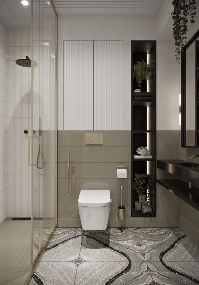 Санузел в коттедже