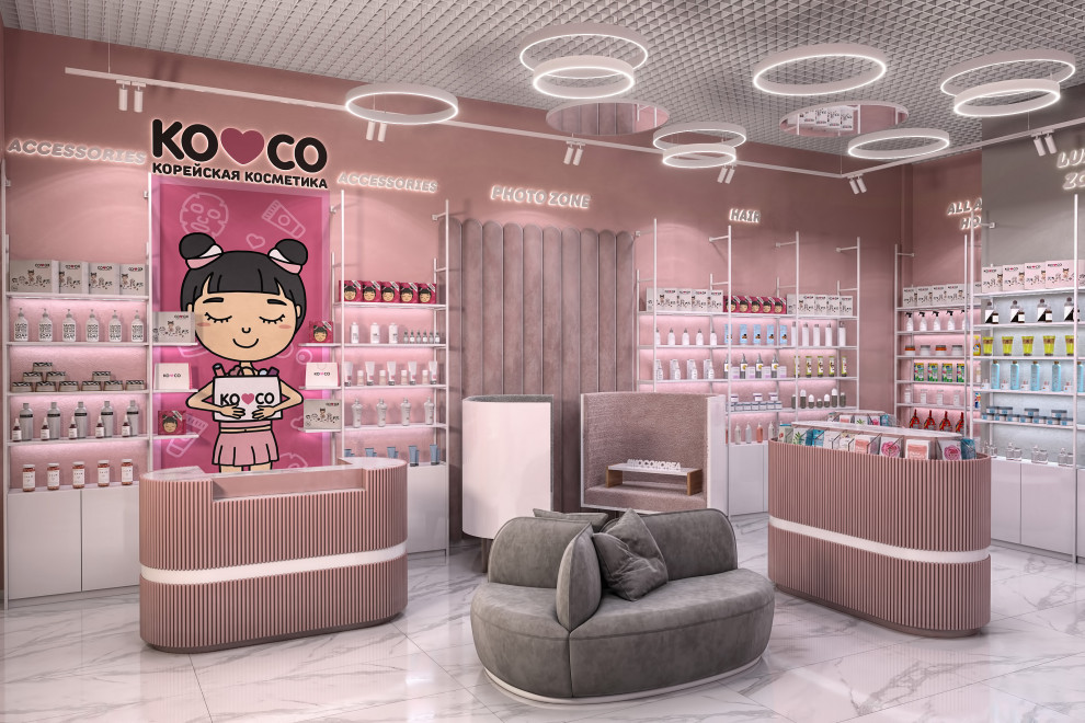 Магазин корейской косметики «Ko&Co», торговый зал