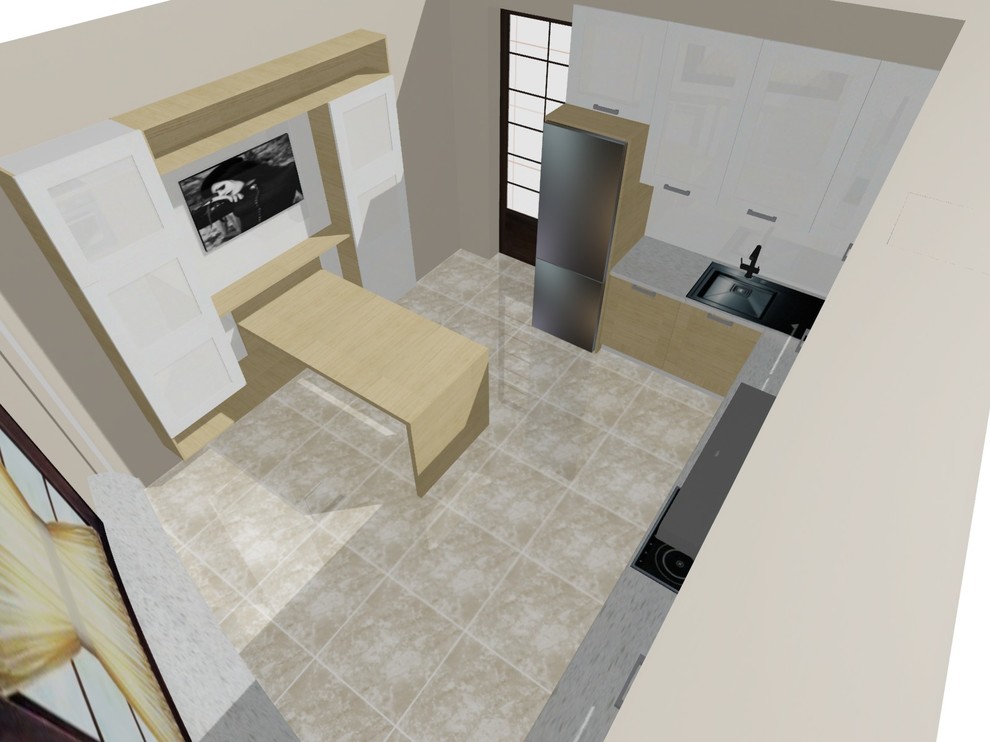 Проект Кухни на Бутлерова 11 кв. 117