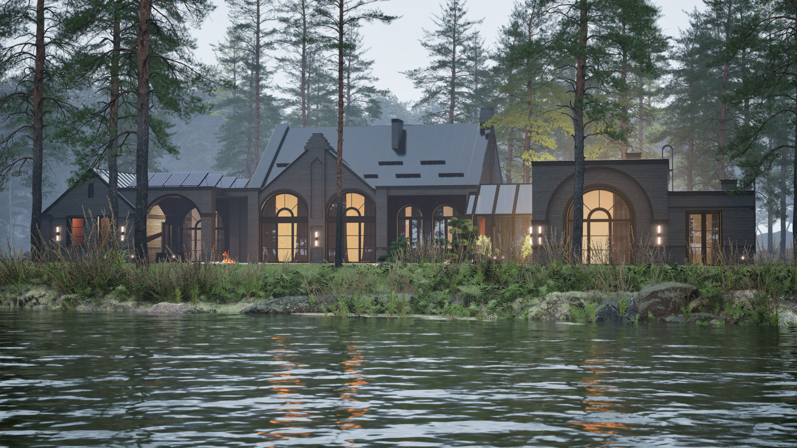 Загородный дом в стиле современный Голландский Модерн (Dutch modern house)