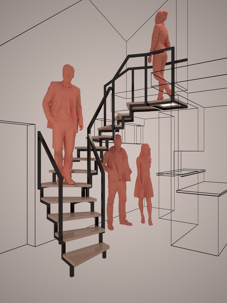 Обложка проекта: Лестница в США