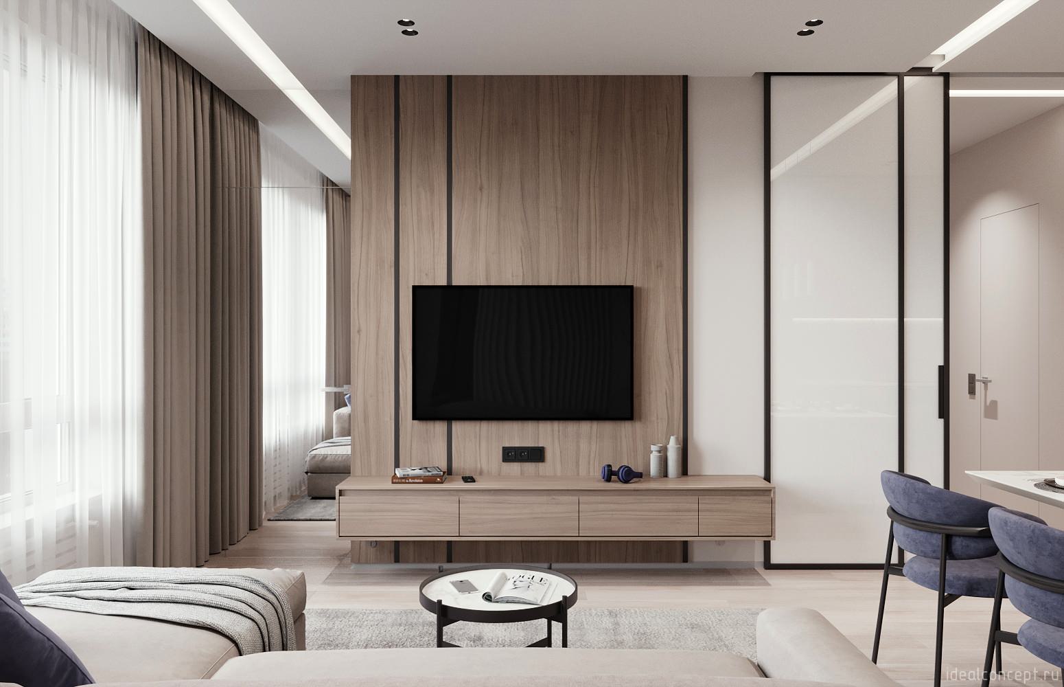 Минимализм в кофейных тонах.