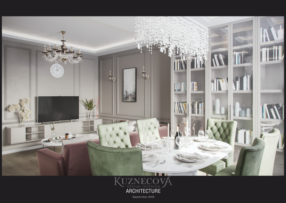 Дизайн проект квартиры 84 кв.м.