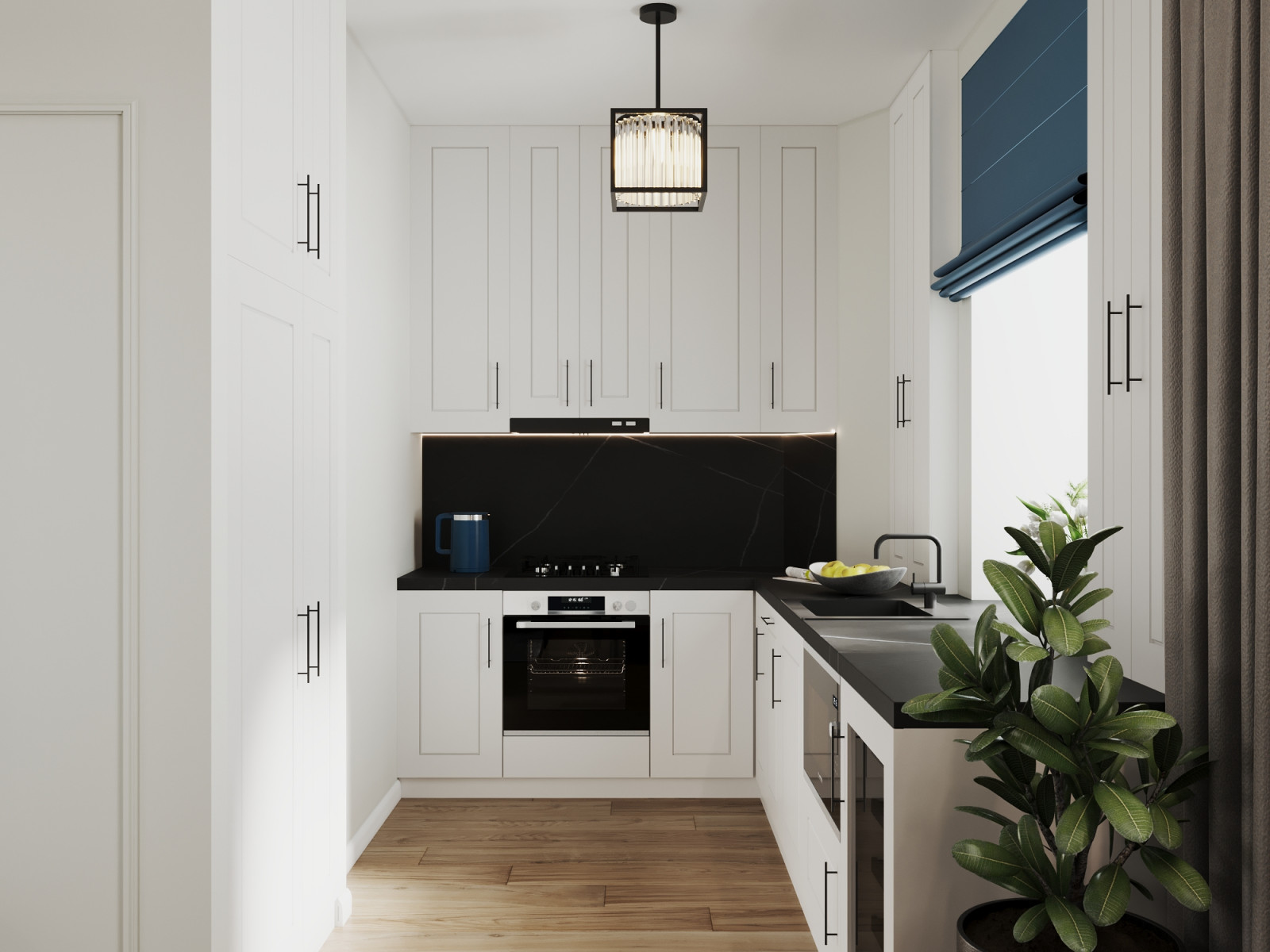 Дизайн интерьера трехкомнатной квартиры "Квартира в стиле современная классика"