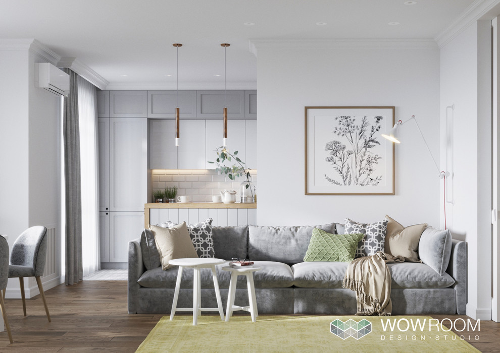 Трехкомнатная квартира в скандинавском стиле