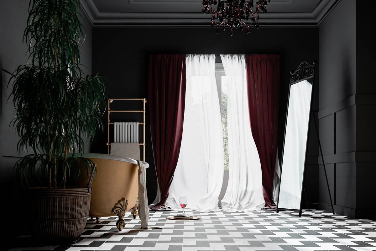 Визуализация ванной комнаты