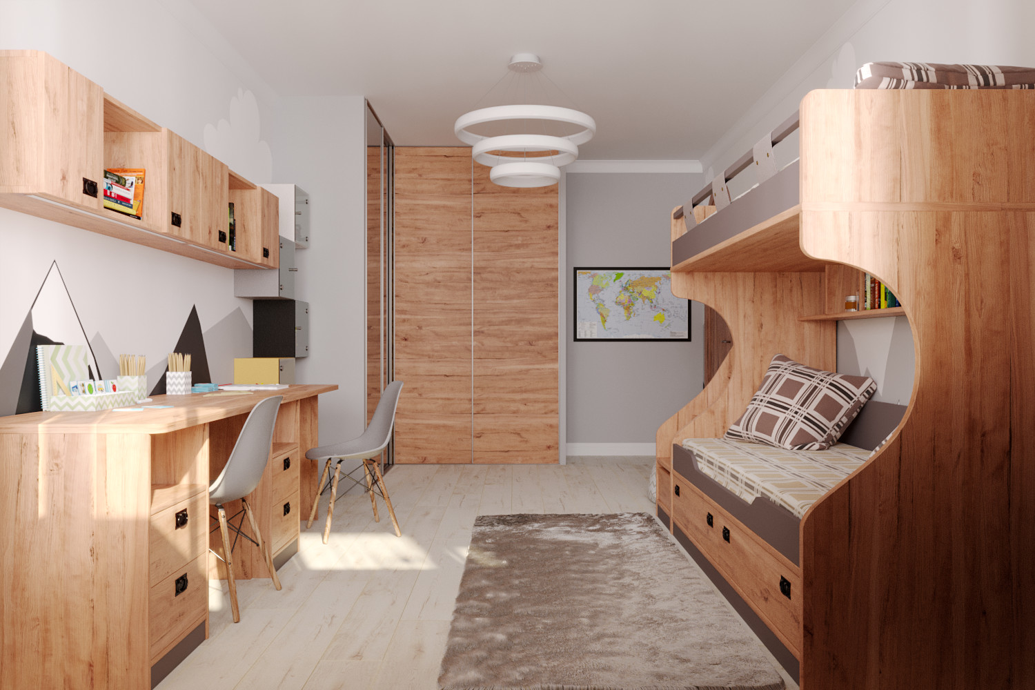 Дизайн-проект квартиры в стиле "эклектика"