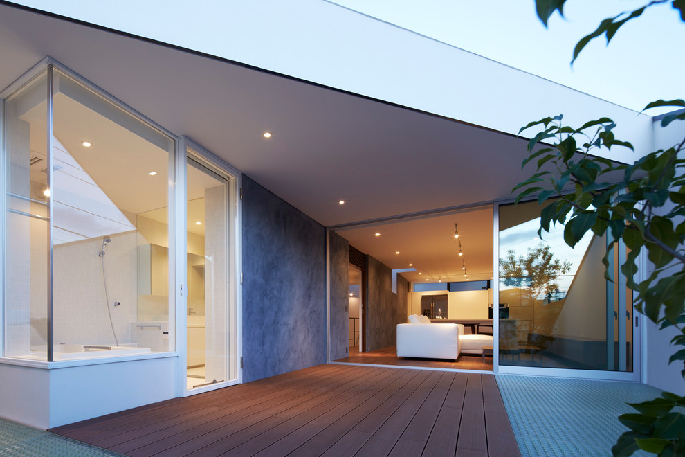 Houzz Япония: Дом в Токио с террасой на крыше