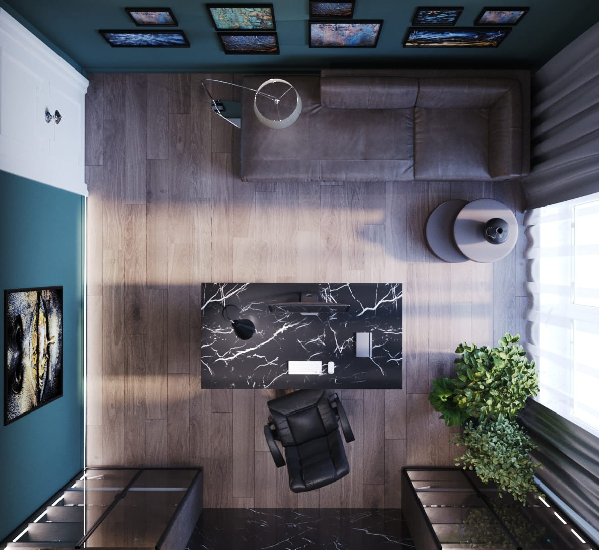 Частный дом // 2 этаж // Дизайн студия Льва Терехова