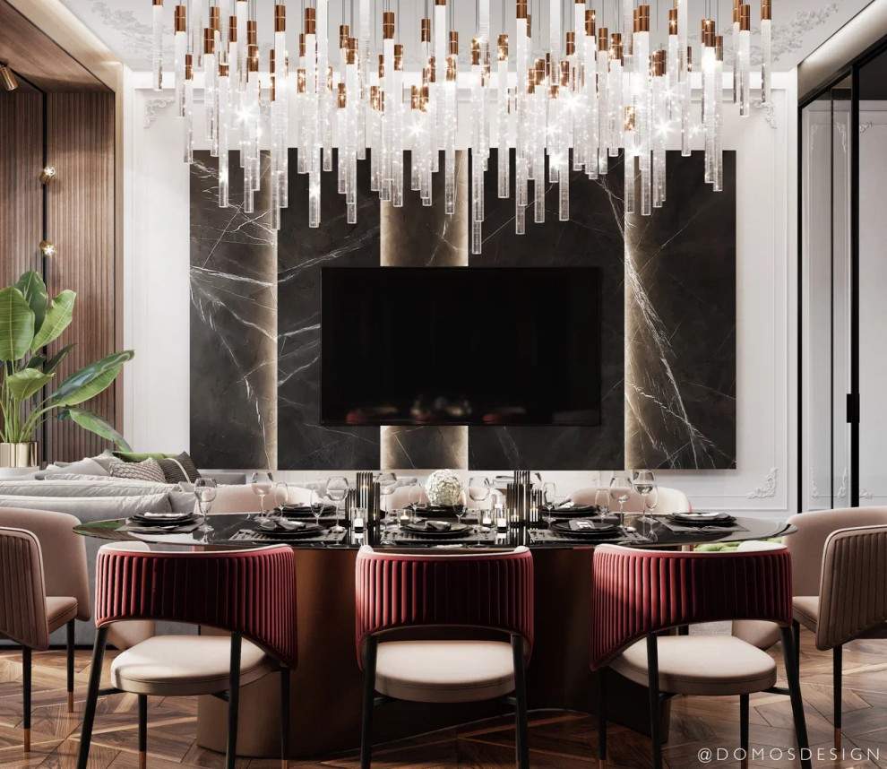 Обложка проекта: Проект квартиры в ЖК "Небо" 220 кв.м