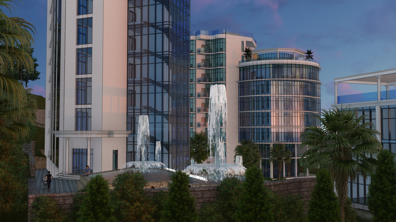 Эскизный проект развития санатория "Кудепста"