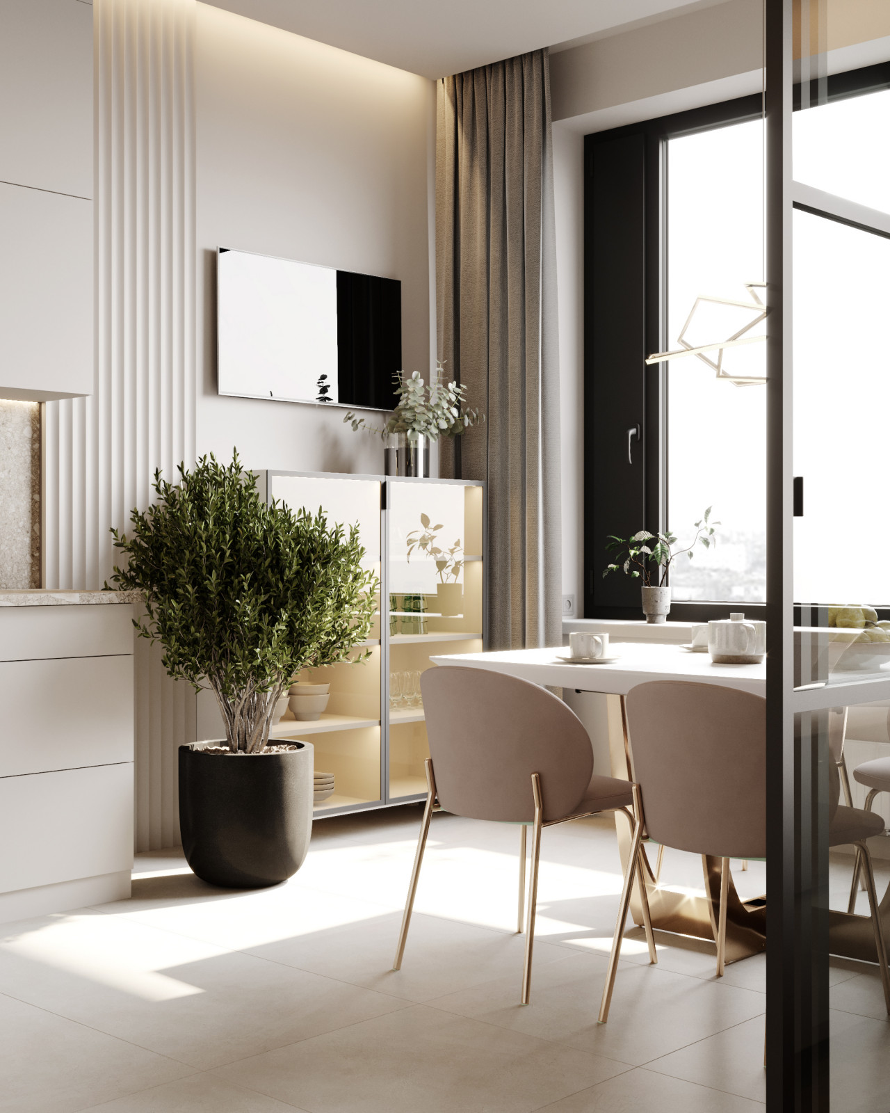 Кухня в стиле минимализм