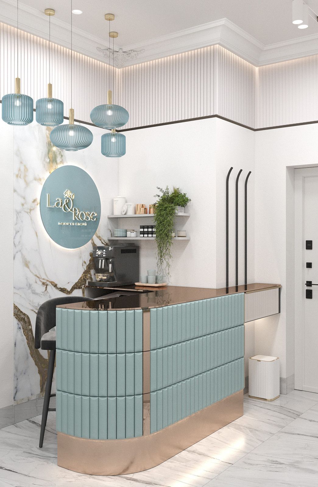 Салон красоты дизайн интерьера