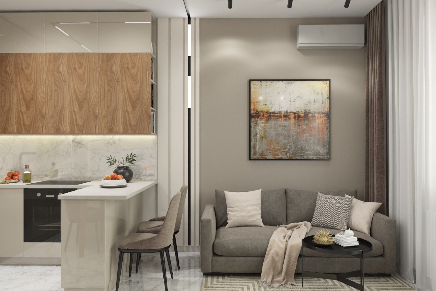 Обложка проекта: квартира в Москве, р-он Левобережный