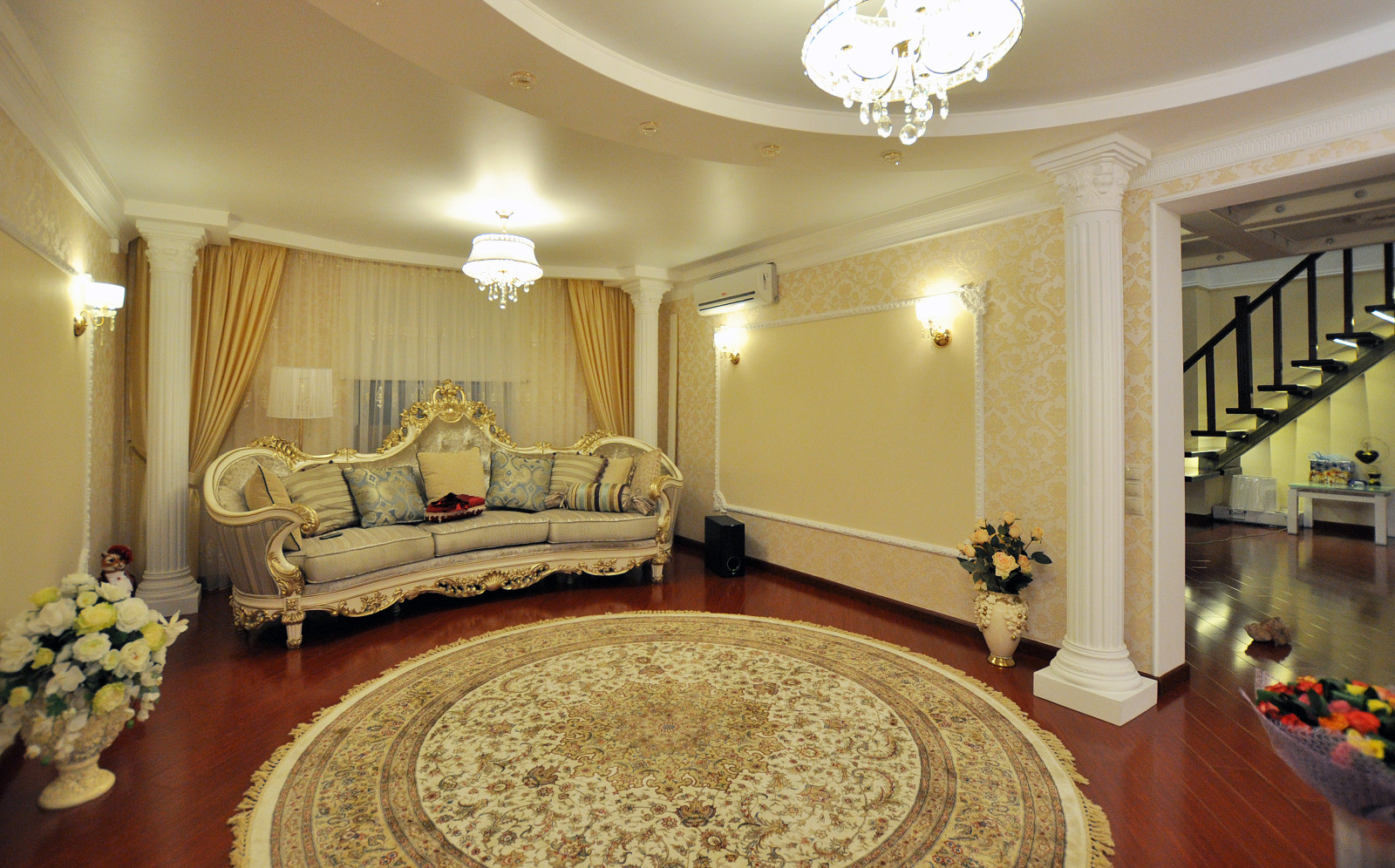 Реализация интерьера коттеджа 250м2 в Тюменской обл., город Тобольск.