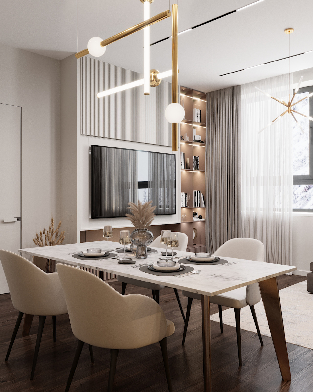 Уютная квартира на Серебрякова 84,8 кв м