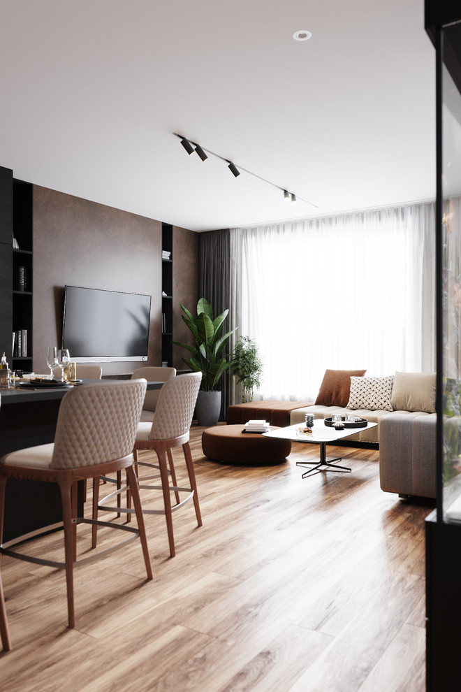 Квартира 148 кв.м. в современном стиле в ЖК Вавилова 4.