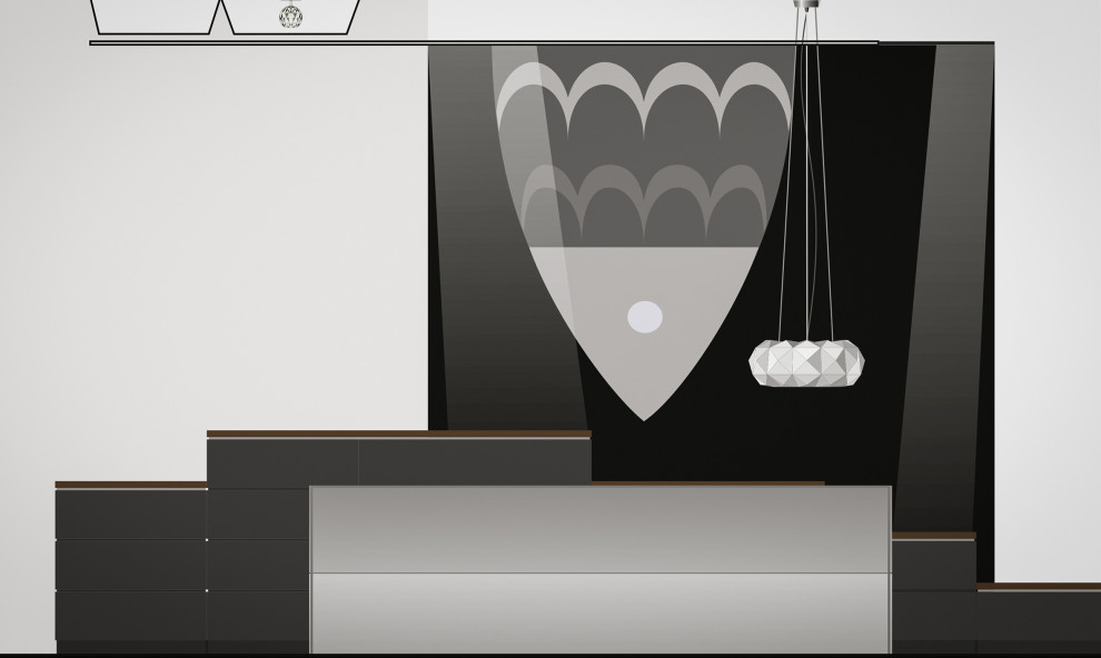 Дизайн проект интерьера квартиры в ЖК "Парадный Квартал"