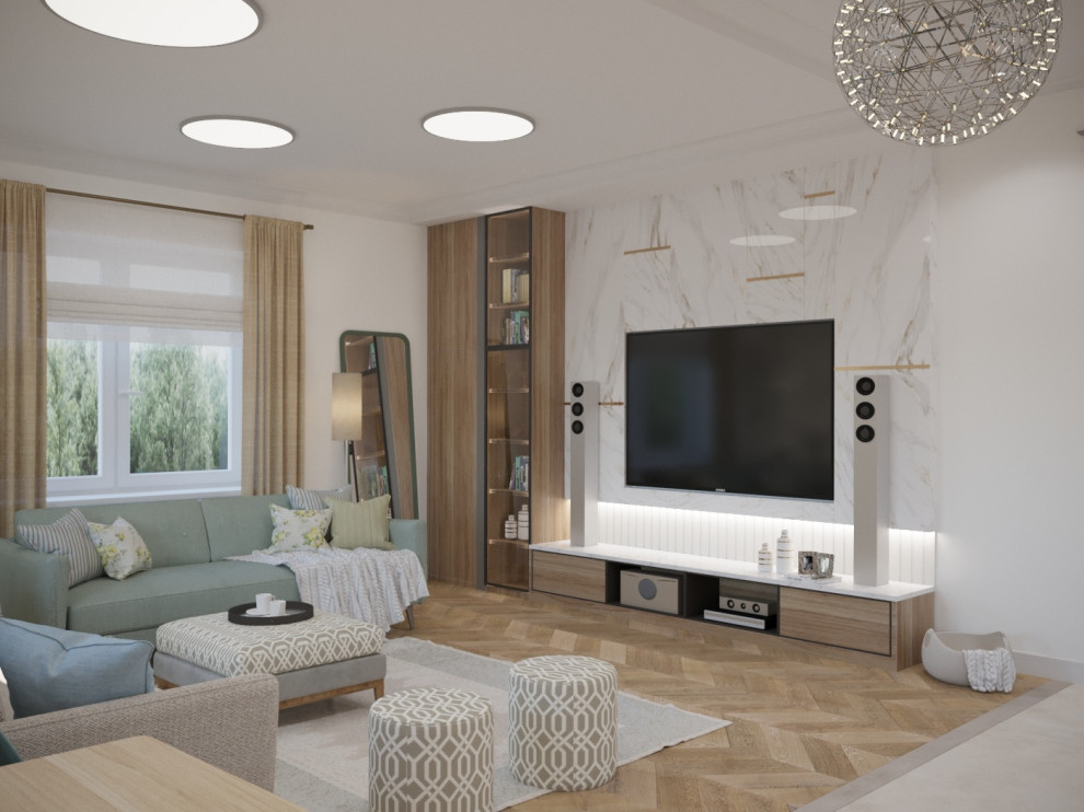 Дом с теплой, семейной атмосферой. 1 этаж