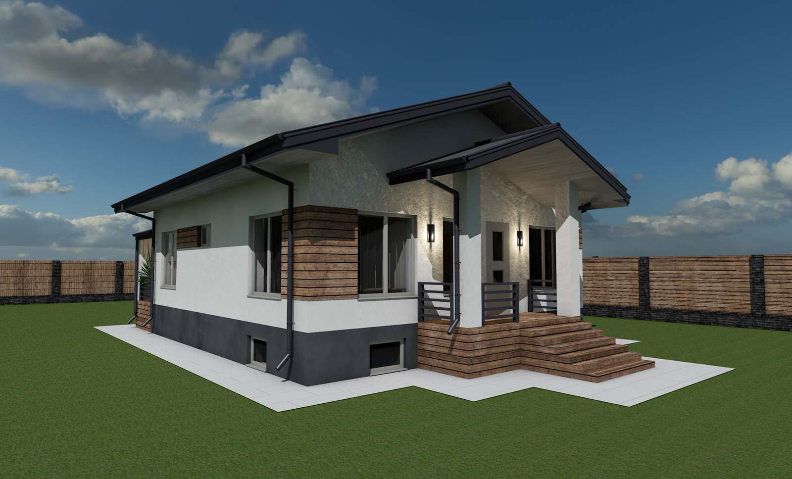 Дизайн-проект экстерьера дома 3