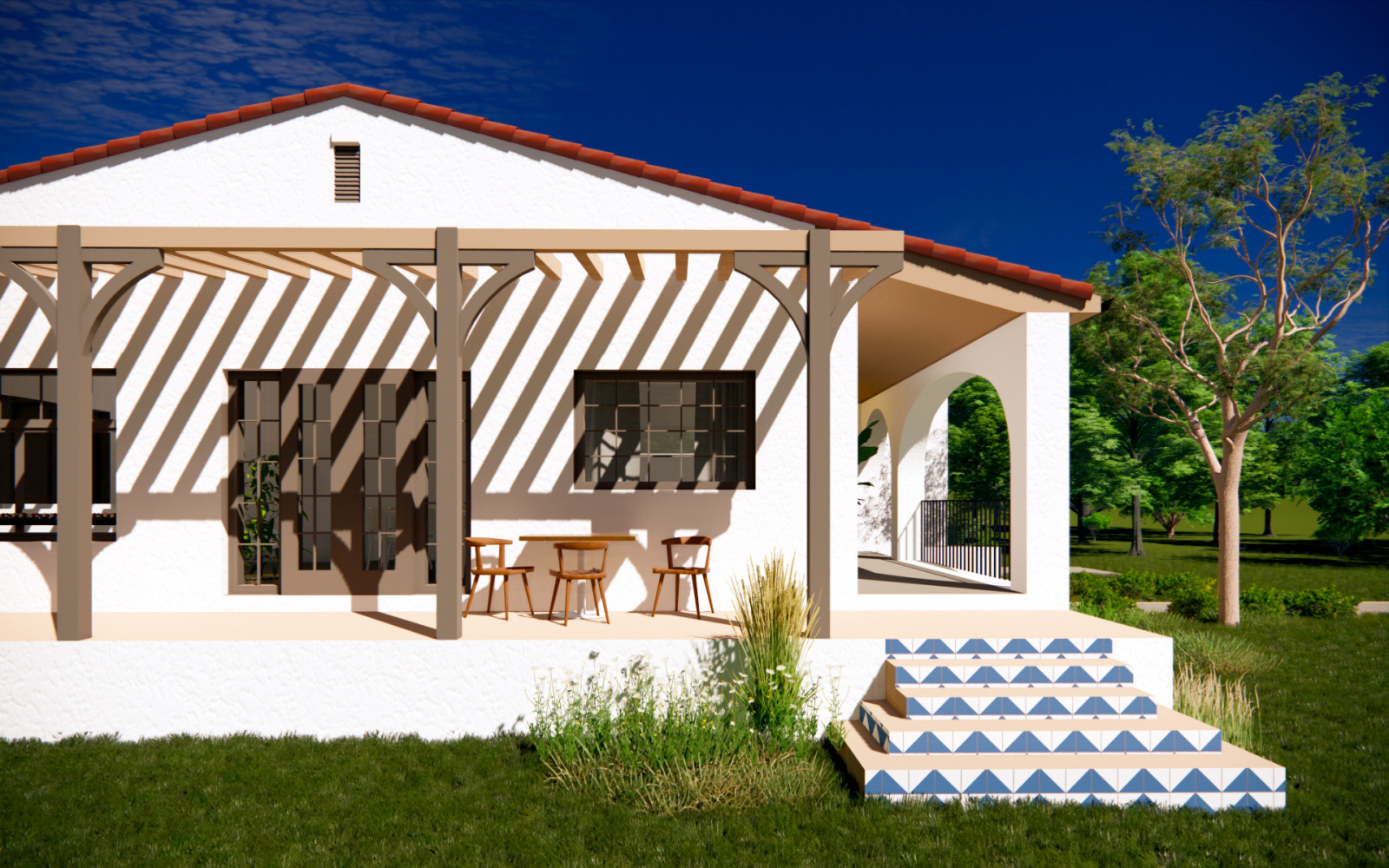 Дом в южном стиле