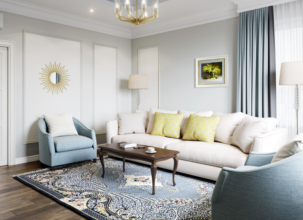 Квартира 105 м2 Современная классика