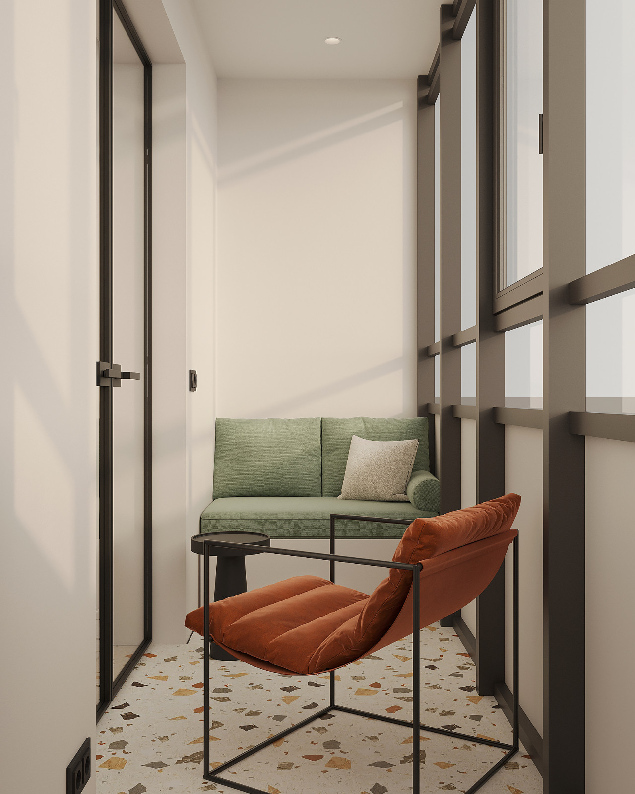 Двухкомнатная квартира для молодой девушки