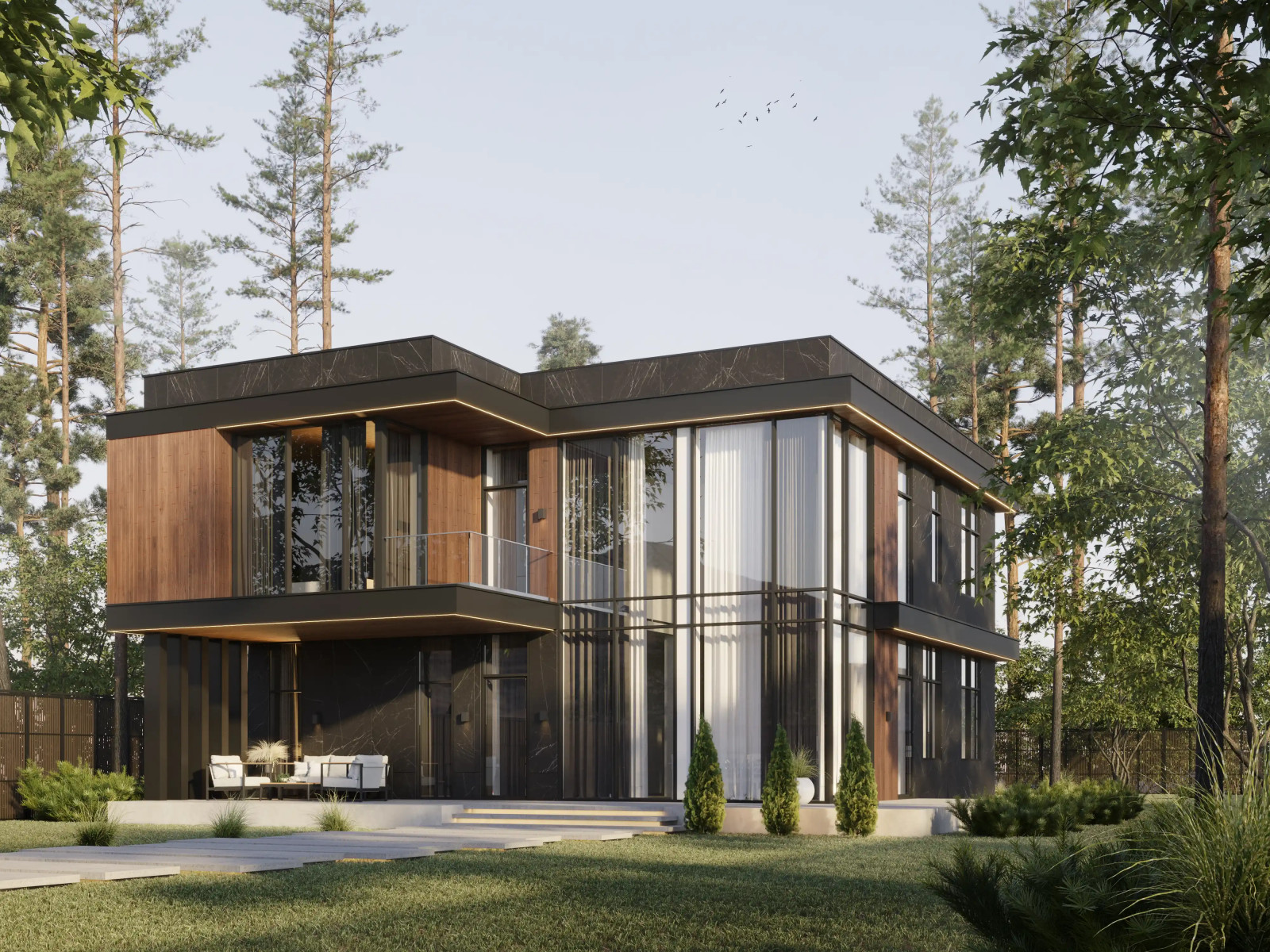 ДВУХЭТАЖНЫЙ ХАЙ ТЕК