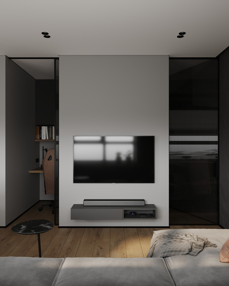 Кухня-гостиная (трехкомнатная квартира в ЖК "Илмари", Пенза)