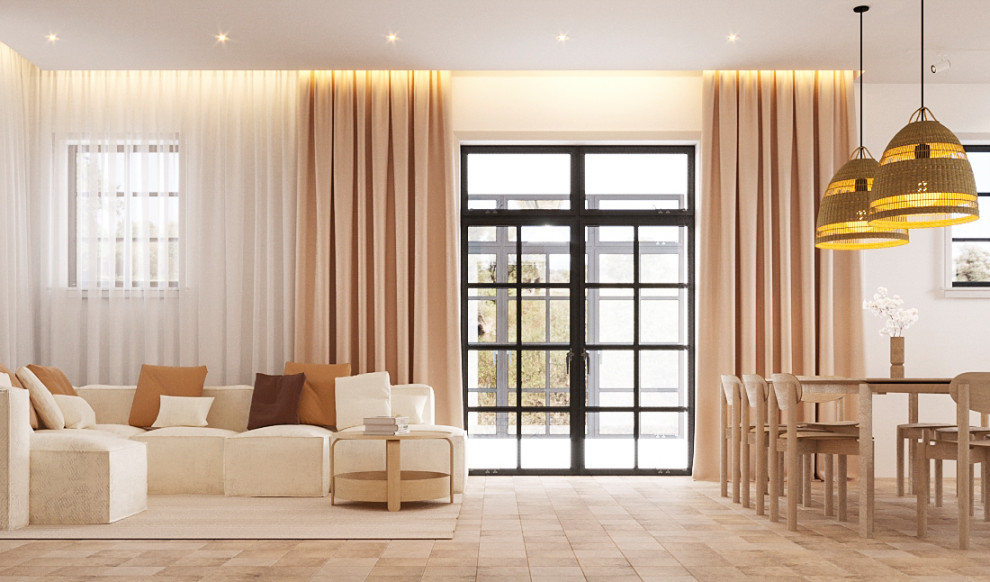 Обложка проекта: Дизайн-проект загородного дома