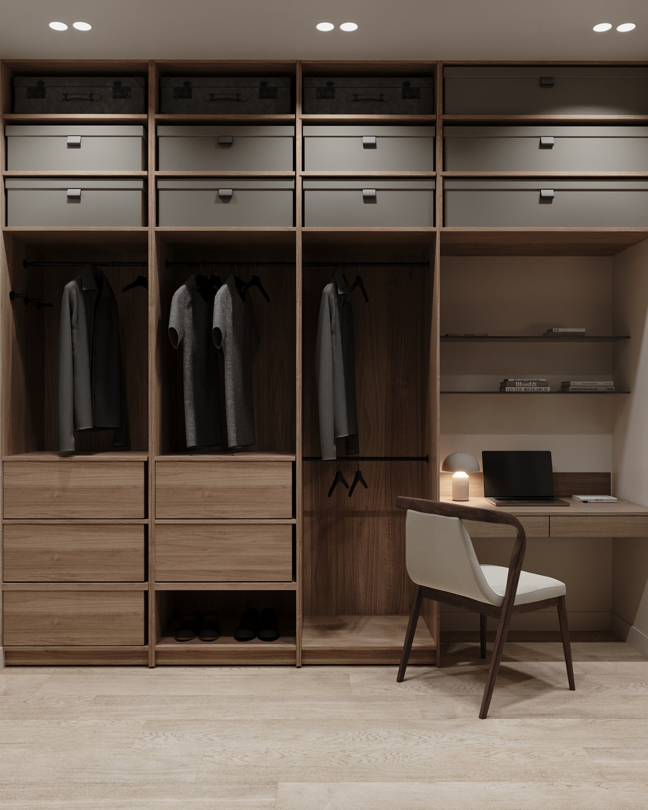 Дизайн-проект квартиры 73м² в ЖК Речной Порт