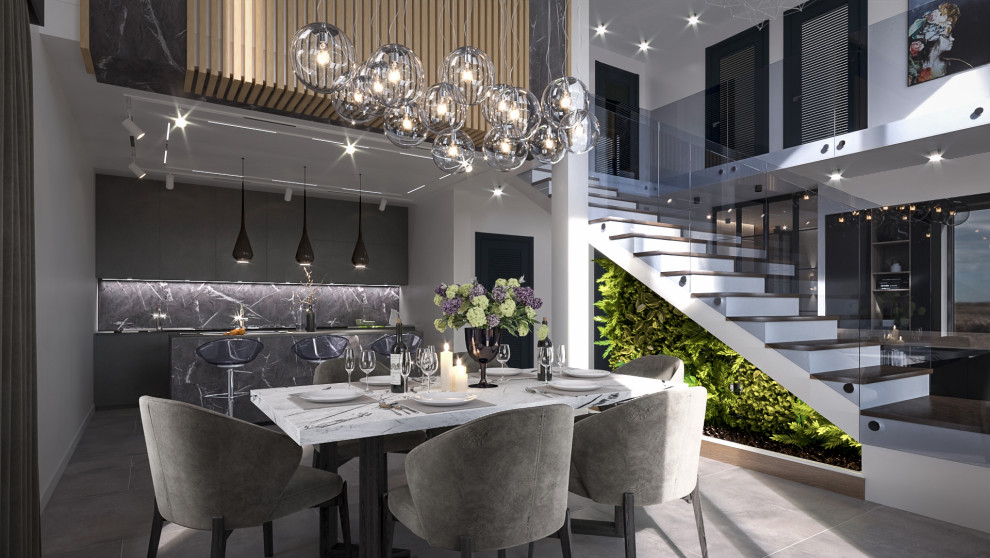 Обложка проекта: Разработка визуальной концепции шоурума (167 м2) для застройщика в г. Уфа