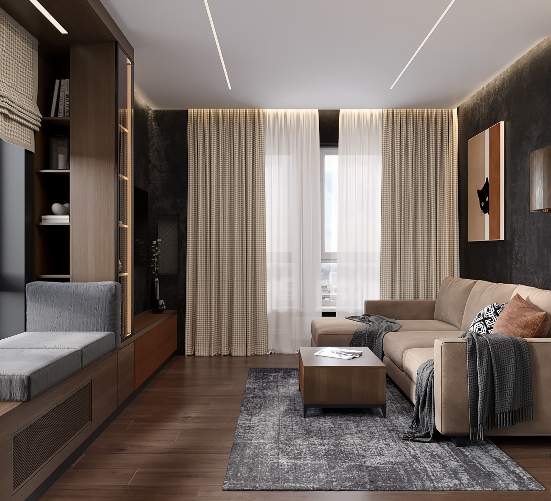 Уютный черный