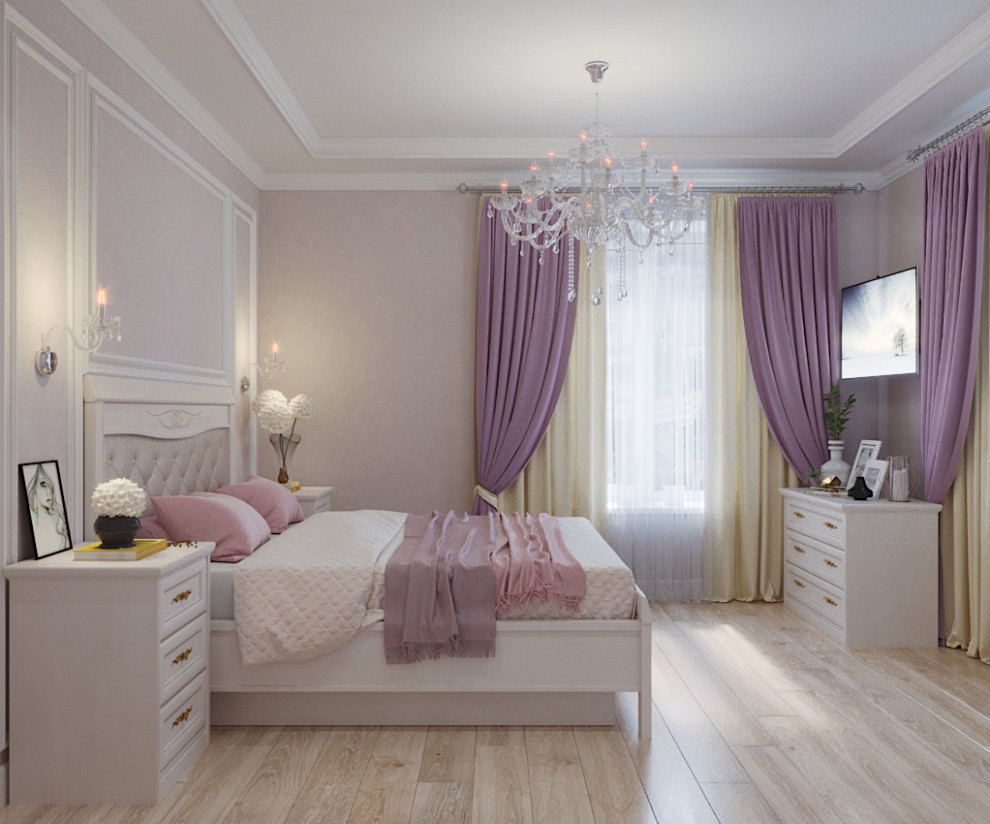Обложка проекта: Спальня в классическом стиле