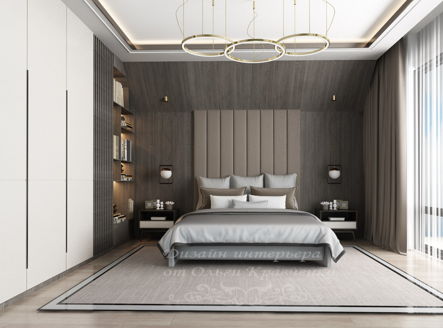 Обложка проекта: Спальня в современном стиле