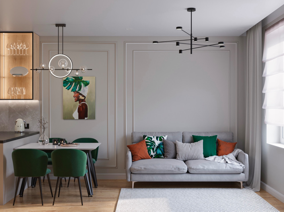 Кухня-гостиная 20 кв.м