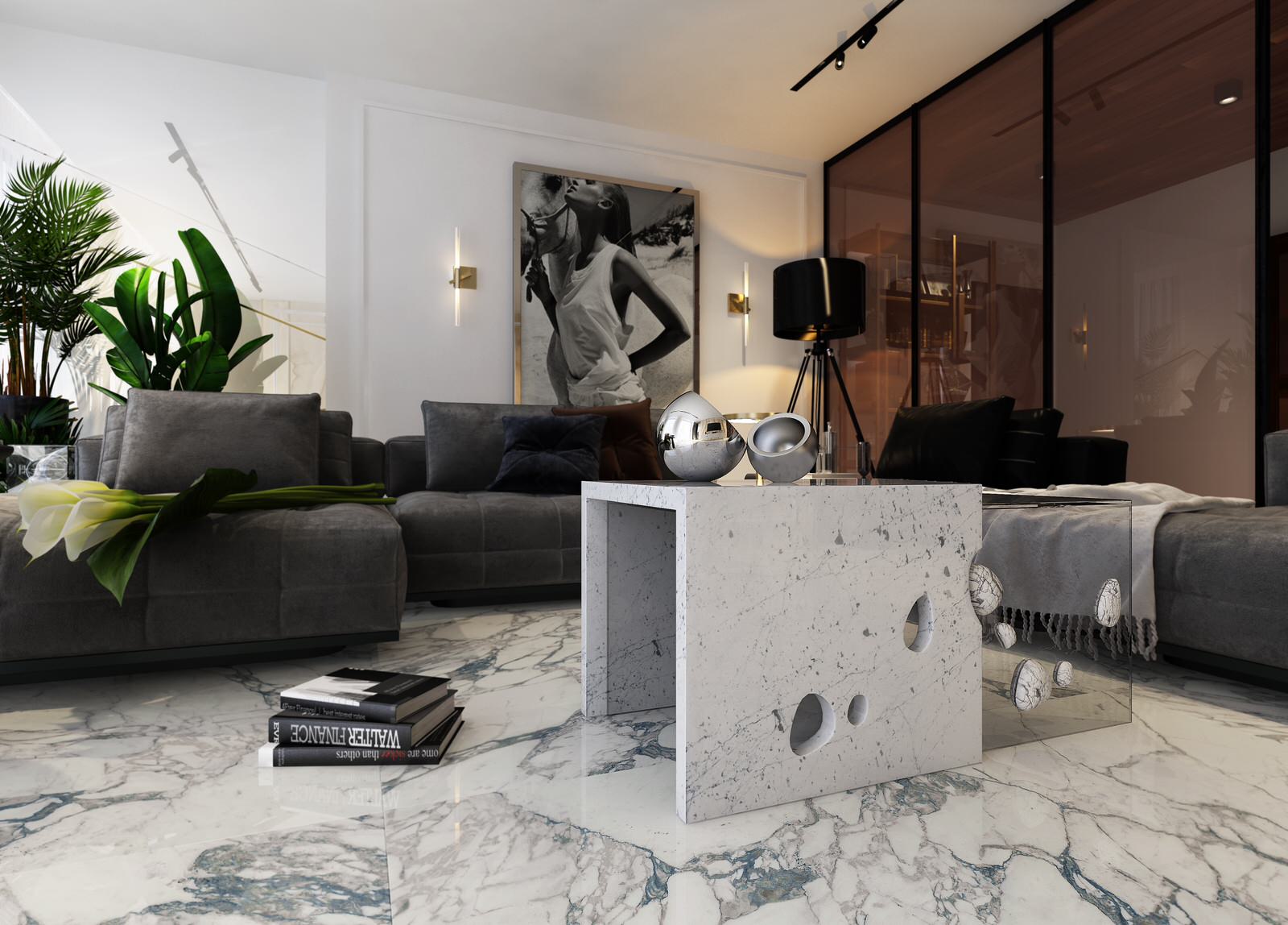 Vacation home. Living room