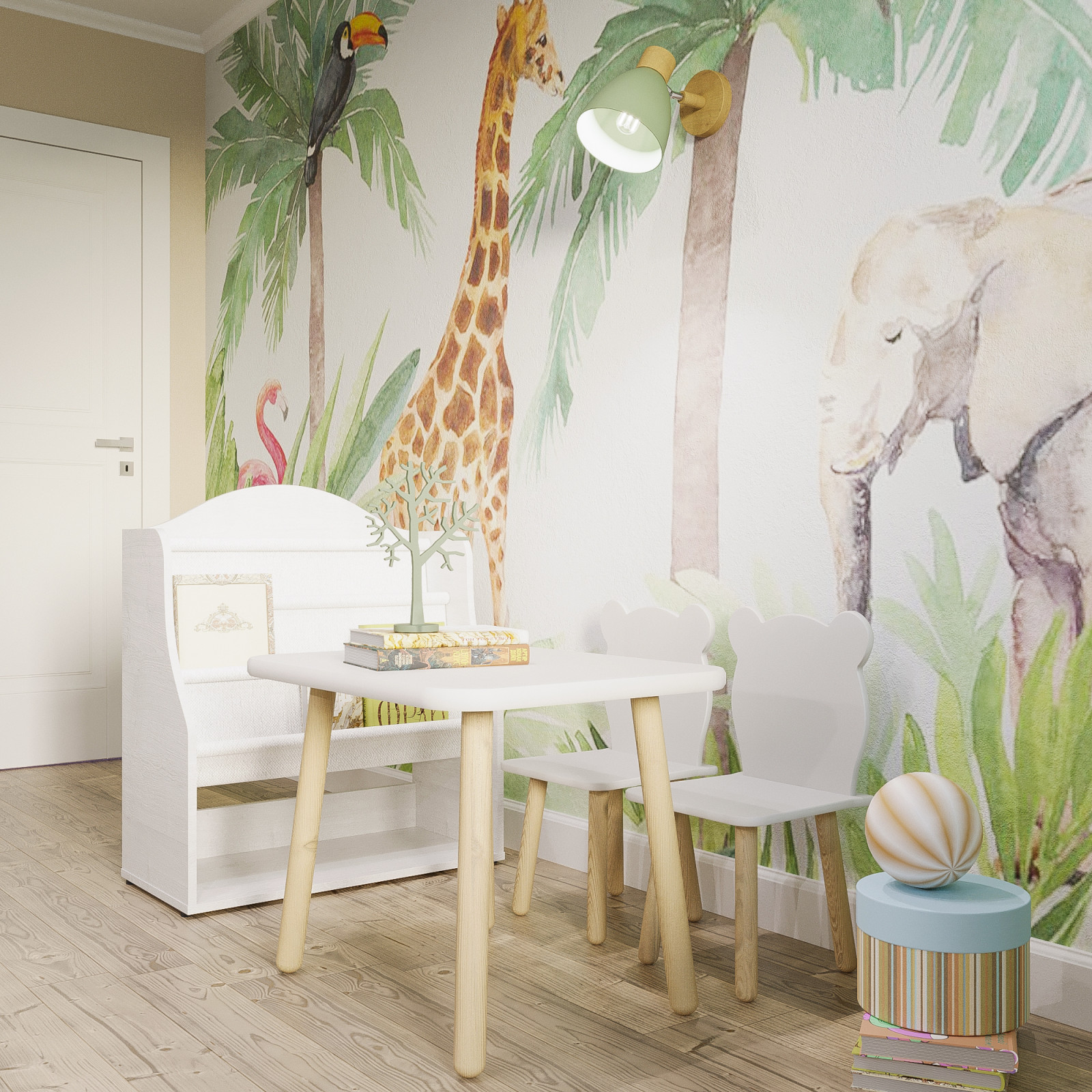 Обложка проекта: Детская комната для девочки