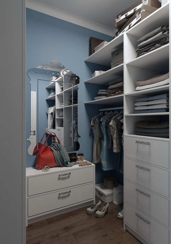 Гардеробная Лофт ЖК Лосиный остров