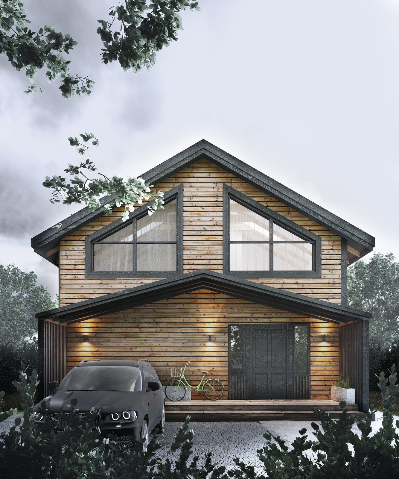 Обложка проекта: Загородный дом для молодой семьи